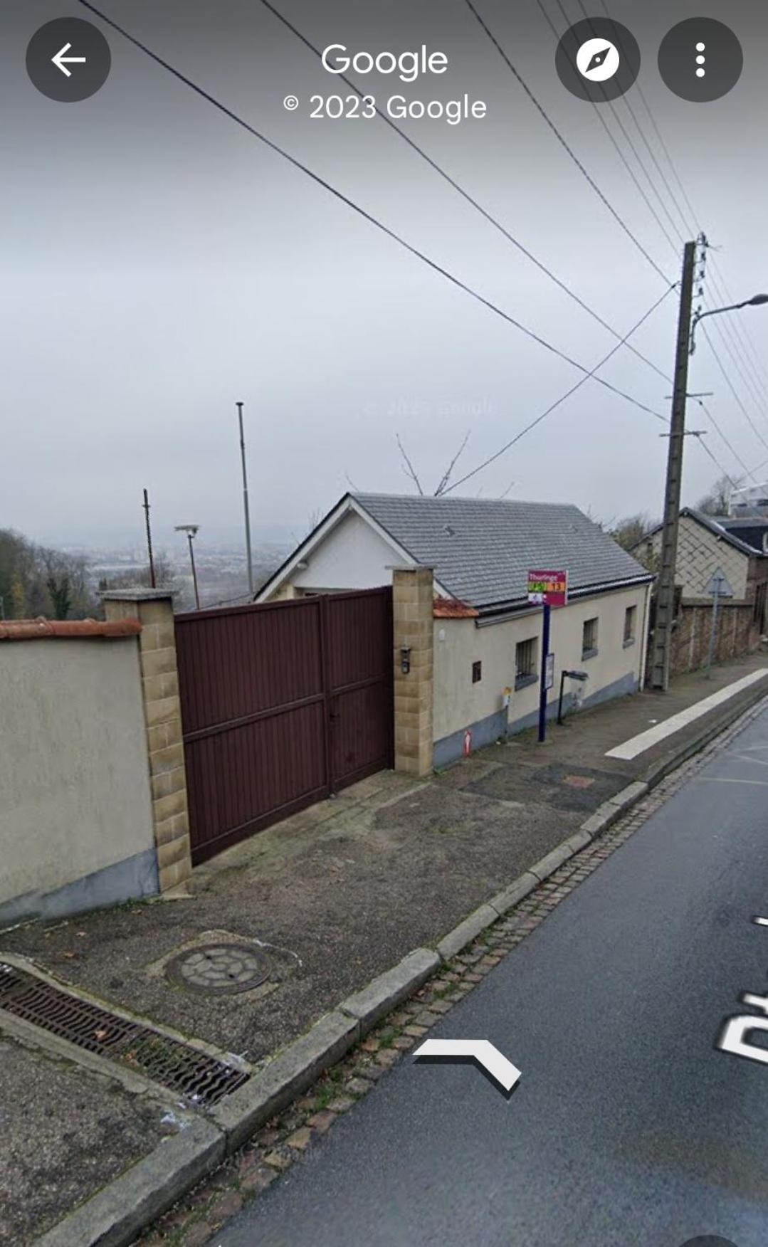 Charmante Villa Familiale A Rouen Bonsecours Exterior foto